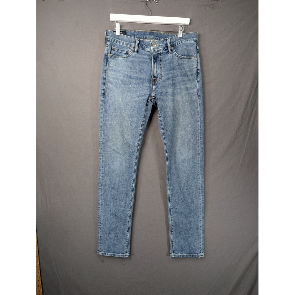 Abercrombie & Fitch Langdon Skinny Jeans Mens 32x32 Blue Stretch Denim 8206